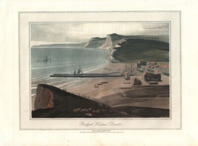 Bridport Harbour, Dorset - William Daniell.