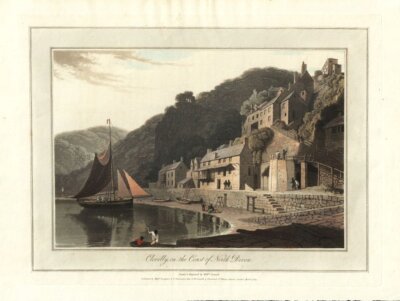 Clovelly on the Coast of North Devon - William Daniell.