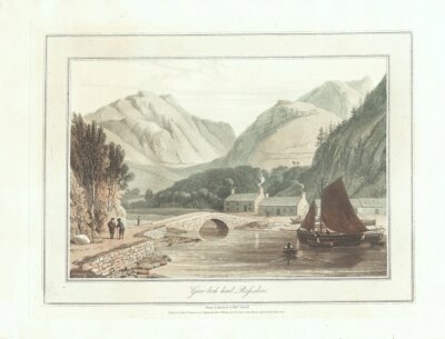 Gair-loch head, Ros-shire - William Daniell.  (antique print)