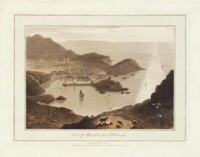 View of Ilfracombe from Hilsborough - William Daniell.