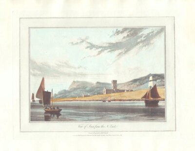 View of Iona, from the N.East - William Daniell.  (antique print)
