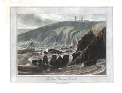 The Lizard Light houses, Cornwall - William Daniell.