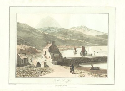 On the Isle of Jura - William Daniell.  (antique print)