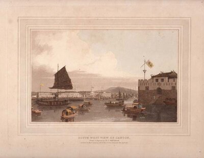 South West View of Canton  -  Thomas and William Daniell