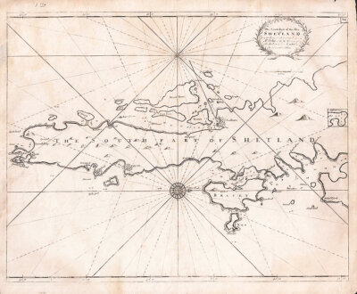 Greenville Collins - The South East of the Isle3 of Shetland.