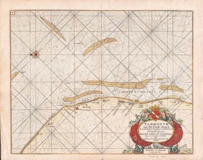 Greenville Collins  -  Yarmouth and the Sands about it. 