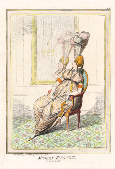 Gillray - Modern Elegance  A Portrait