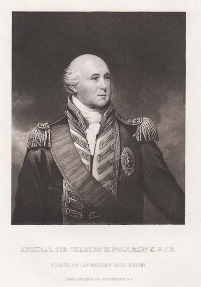 Admiral Sir Charles M Pole  Bart  KCB