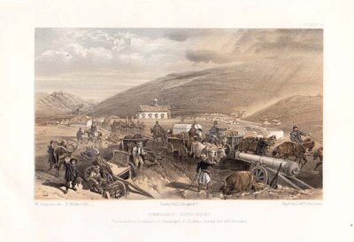 Commissariat Difficulties  The Road from Balaklava to Sebastopol at Kadikoi during the wet weather