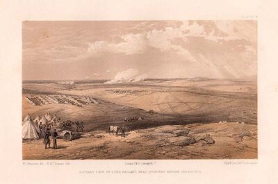 Distant view of Lord Raglan's Head Quarters before Sebastopol