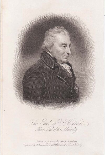 The Earl of St Vincent  First Lord of the Admiralty