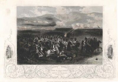 Charge of Heavy Cavalry at the Battle of Balaklava  October 25th 1854 