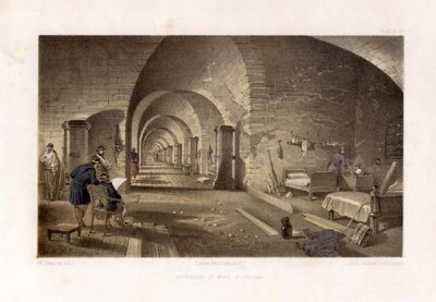 Interior of Fort Nicholas