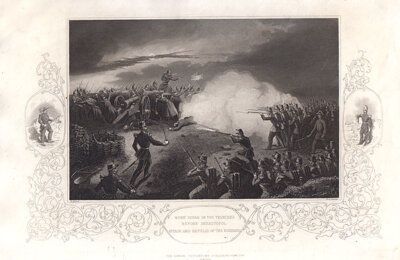 Night Scene in the Trenches before Sebastopol  -  Attack and Repulse of the Russians