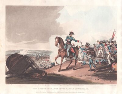 The Prince of Orange at the Battle of Waterloo.