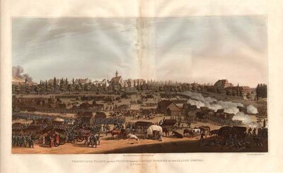 Precipitate Flight of the French through Leipsic pursued by the Allied Armies