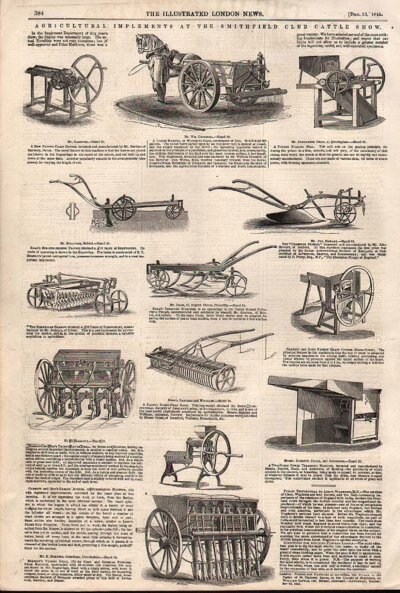 Agricultural Implements at the Smithfield Club Cattle Show