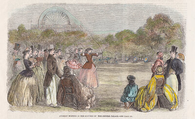 Archery Meeting in the grounds of the Crystal Palace