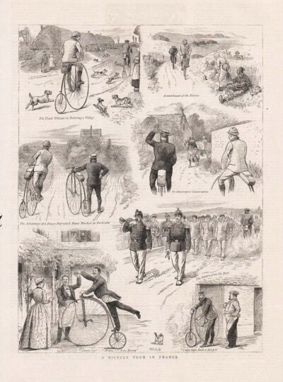 A Bicycle tour in France