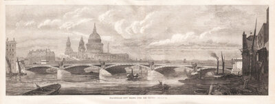 Blackfriars New Bridge over the Thames