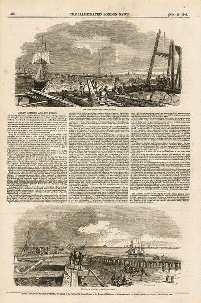 The Dock Works at Great Grimsby