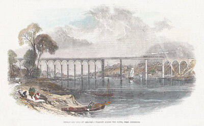 Dublin and Belfast Railway - Viaduct across the Boyne at Drogheda 