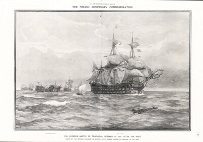 The Glorious Battle of Trafalgar October 21 1805 : After the fight