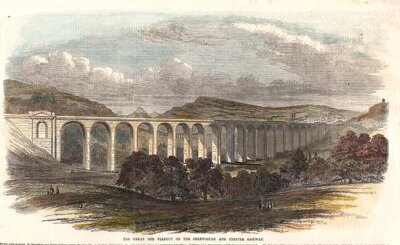 The Great Dee Viaduct on the Shrewsbury and Chester Railway
