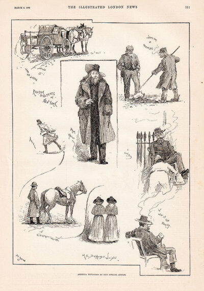 America Revisited by our Special Artist  Random sketches in New York