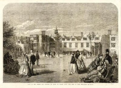 Visit of The Prince and Princess of Wales to Knole Kent the seat of Earl Delawarr