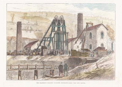 The Llanerch Colliery Disaster Monmouthshire : The Pit's Mouth