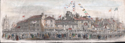 Masonic Procession at Bolton - Churchgate