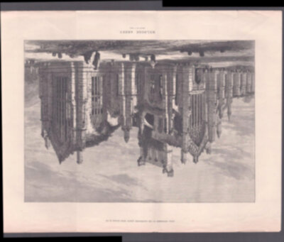 Melrose Abbey.  (antique print)