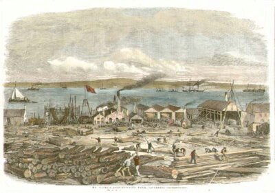 Mr Laird's Ship-Building Yard Liverpool