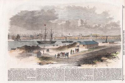 Opening of the Bute East Dock Cardiff
