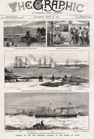 Opening of the New Holyhead Harbour by the Prince of Wales