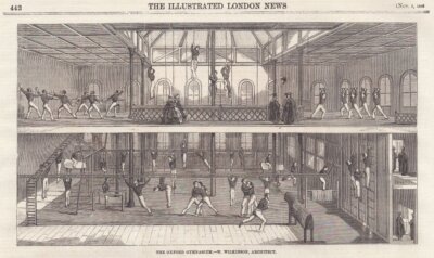 The Oxford Gymnasium.  W. Wilkinson, Architect.