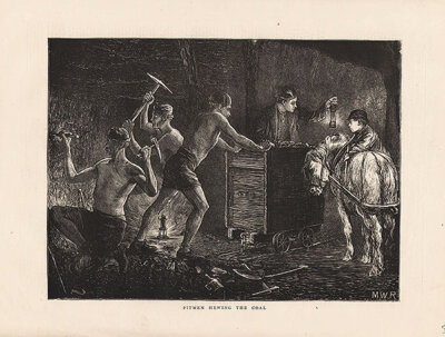 Pitmen Hewing the coal