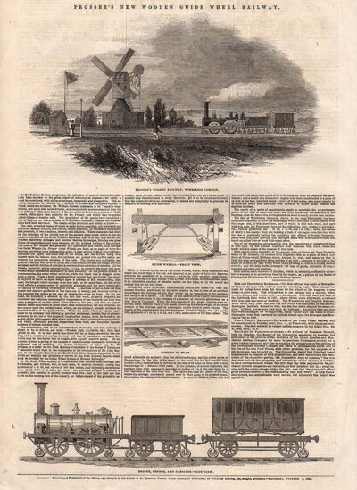Prosser's New Wooden Guide Wheel Railway