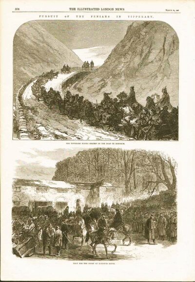 Pursuit of the Fenians in Tipperary