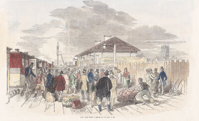 The Railway Station at Doncaster 
