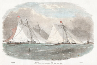 Royal London Yacht - Club Match - The Start from Erith 