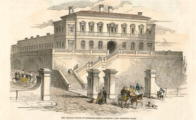 New Railway Station at Tithebarn Street Liverpool