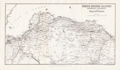 North British Railway  Edinburgh to Berwick and Adjacent Country