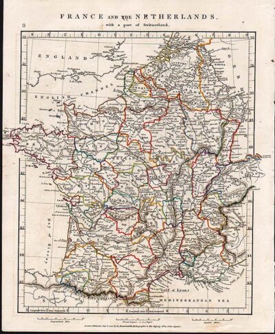 France and the Netherlands with part of Switzerland  -  Aaron Arrowsmith