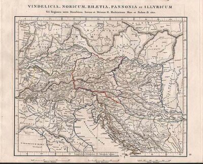 Vindelicia Noricum Rhaetia Pannonia et Illyricum  -  Aaron Arrowsmit
