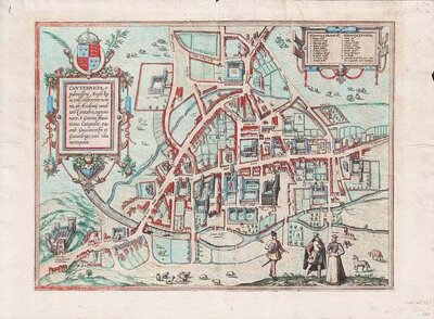 Braun and Hogenburg - Cantebrigia Opulentissimi Angliae Regni 