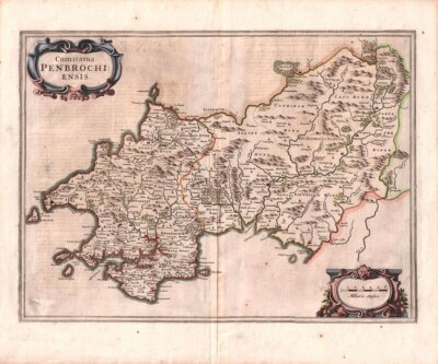 Comitatus Penbrochiensis Johannes Blaeu.
