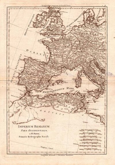 Rigobert Bonne  -  Imperium Romanum Pars Occidentalis 
