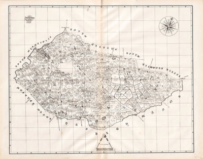 A map Bordesley Manor in the Parish of Aston in the County of Warwick Surveyed 1760 by Jno Tomlinson